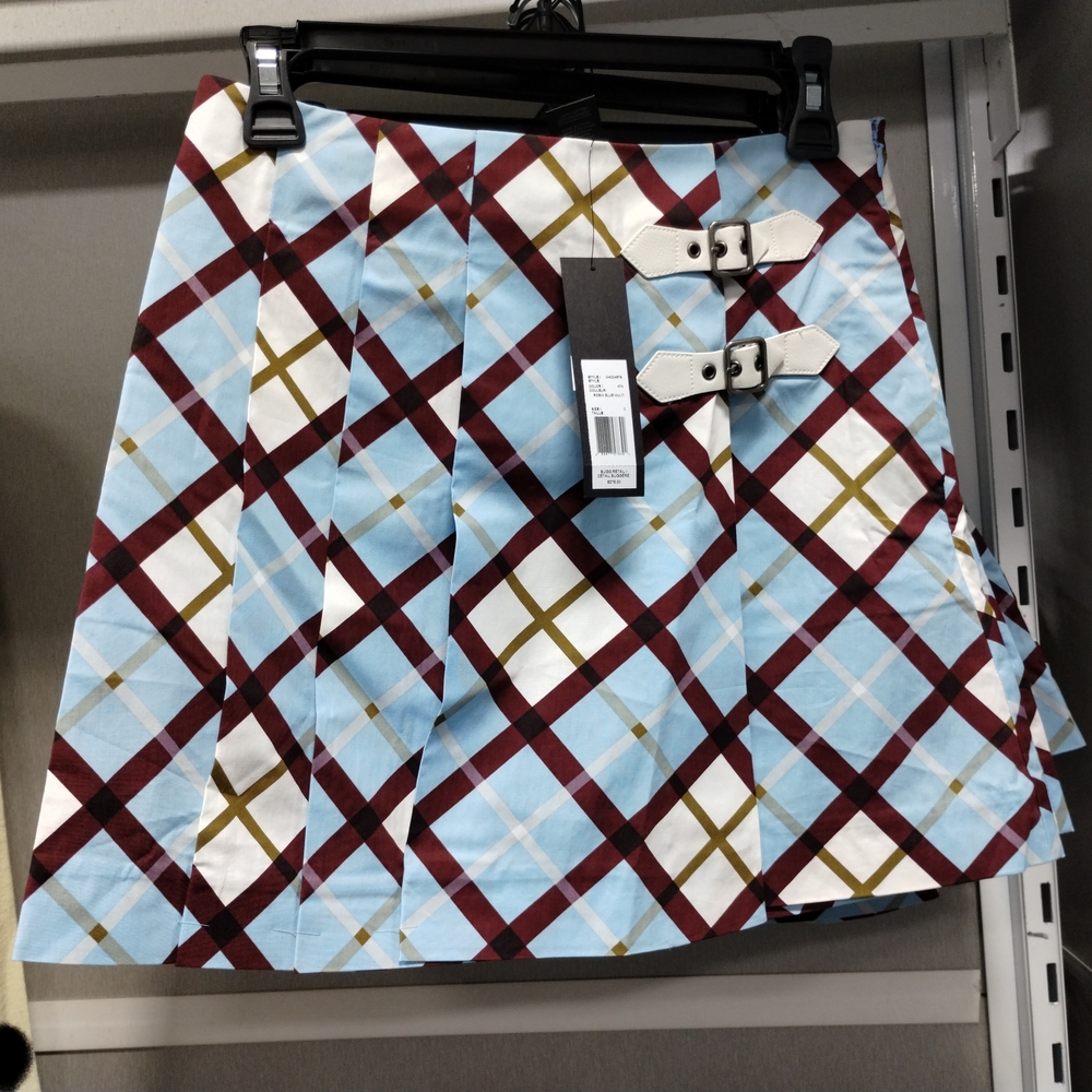 ​NWT Marc By Marc Jacobs Plaid Kilt Skirt | Size 0 | Preppy Buckle Mini Skirt